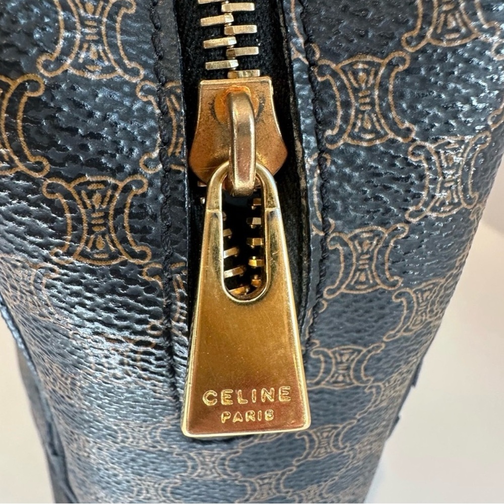 Celine Black and Brown Satchel - Picture 6 of 8